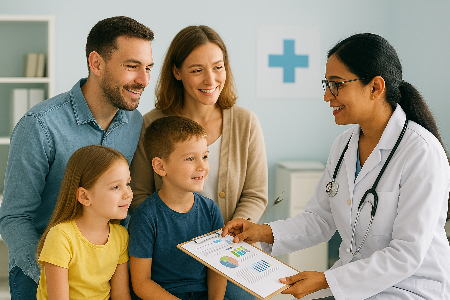Doctor with child